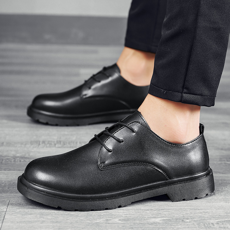 Men Formal Wear Brands - サイズ36-46 メンズカジュアルブリティッシュレザーシューズ プラットフォーム ビジネスブランド フォーマルウェア 軽量