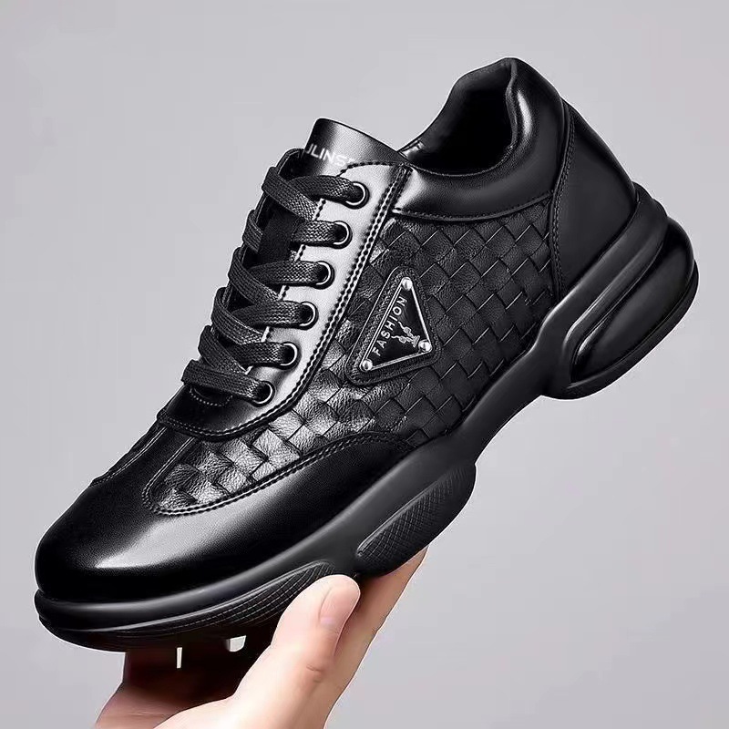 Men Formal Wear With Sneakers - 新しい男性革靴プラットフォーム通気性カジュアルシューズ夏シティウォークビジネス社会フォーマルシューズスニーカー Zapatos Hombre 2026
