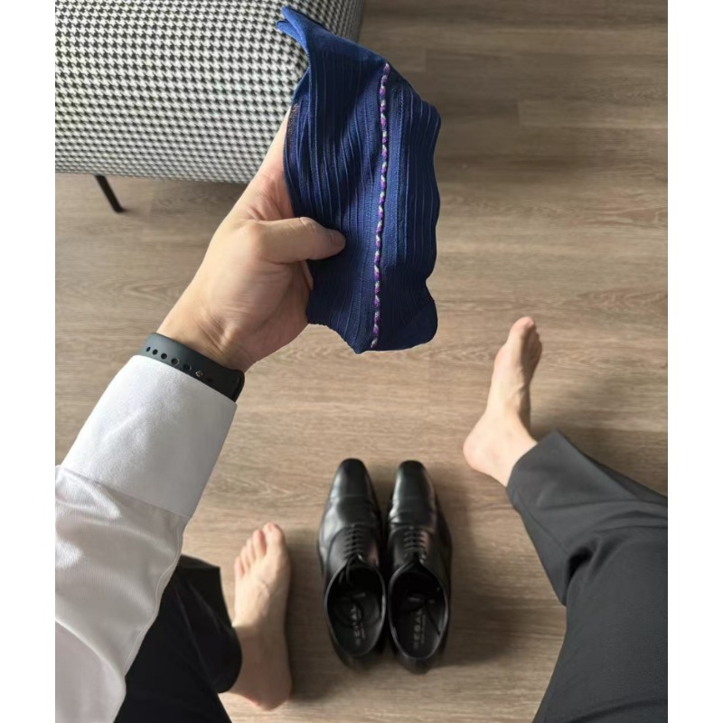 メンズストライプショートナイロンソックス,ヴィンテージ,カジ - Men Formal Wear Brands のレビューと価格