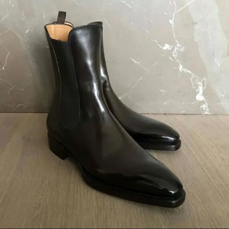 メンズファッション チェルシーブーツ ブラック ワンステップ - Men Formal Wear Brands のレビューと価格