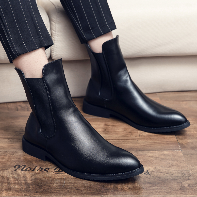 メンズファッション チェルシーブーツ ブラック ワンステップ - Men Formal Wear Brands のレビューと価格