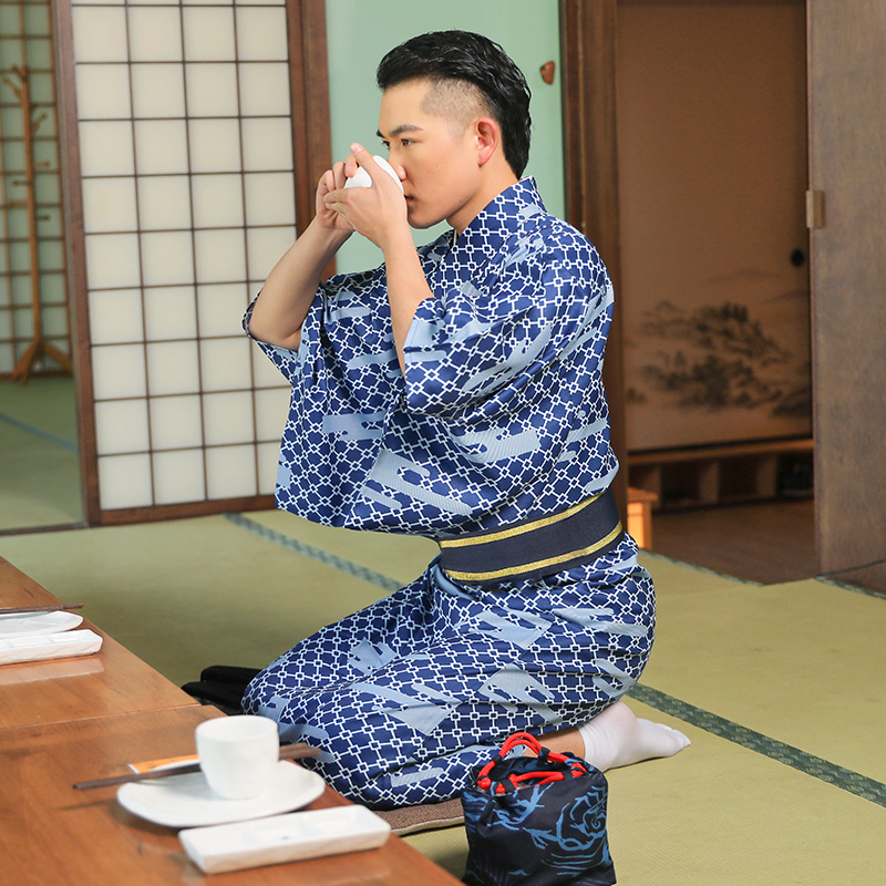 男性用の伝統的な着物,日本のエスニックウェア,花,火,社交服 - Traditional Japanese Men'S Formal Wear のレビューと価格