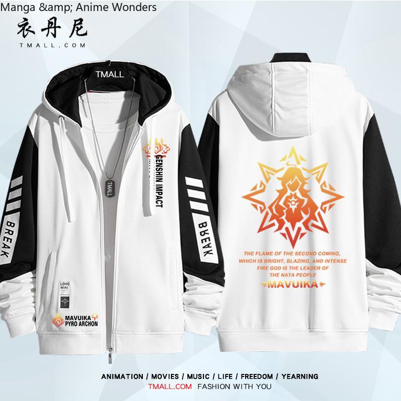 原神 Mavuika Costum 長袖プリントジャケットジ - Men Formal Wear Coat のレビューと価格