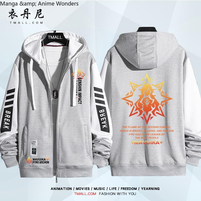 原神 Mavuika Costum 長袖プリントジャケットジ - Men Formal Wear Coat のレビューと価格