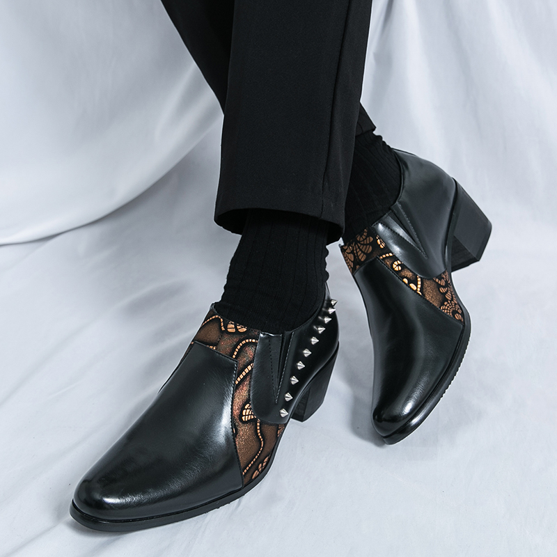 新しいビジネスメンズ身長増加フォーマルシューズアメリカンカジ - Men Formal Wear Brands のレビューと価格