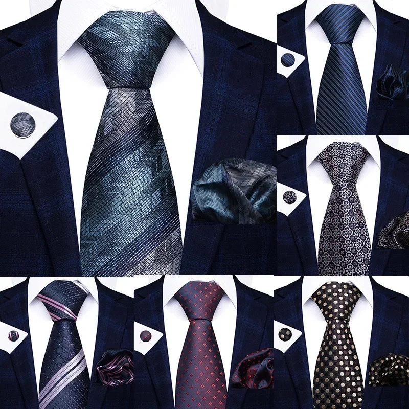 高級ポリエステルシルクネクタイメンズビジネスフォーマルネック - Men Formal Wear With Scarf のレビューと価格