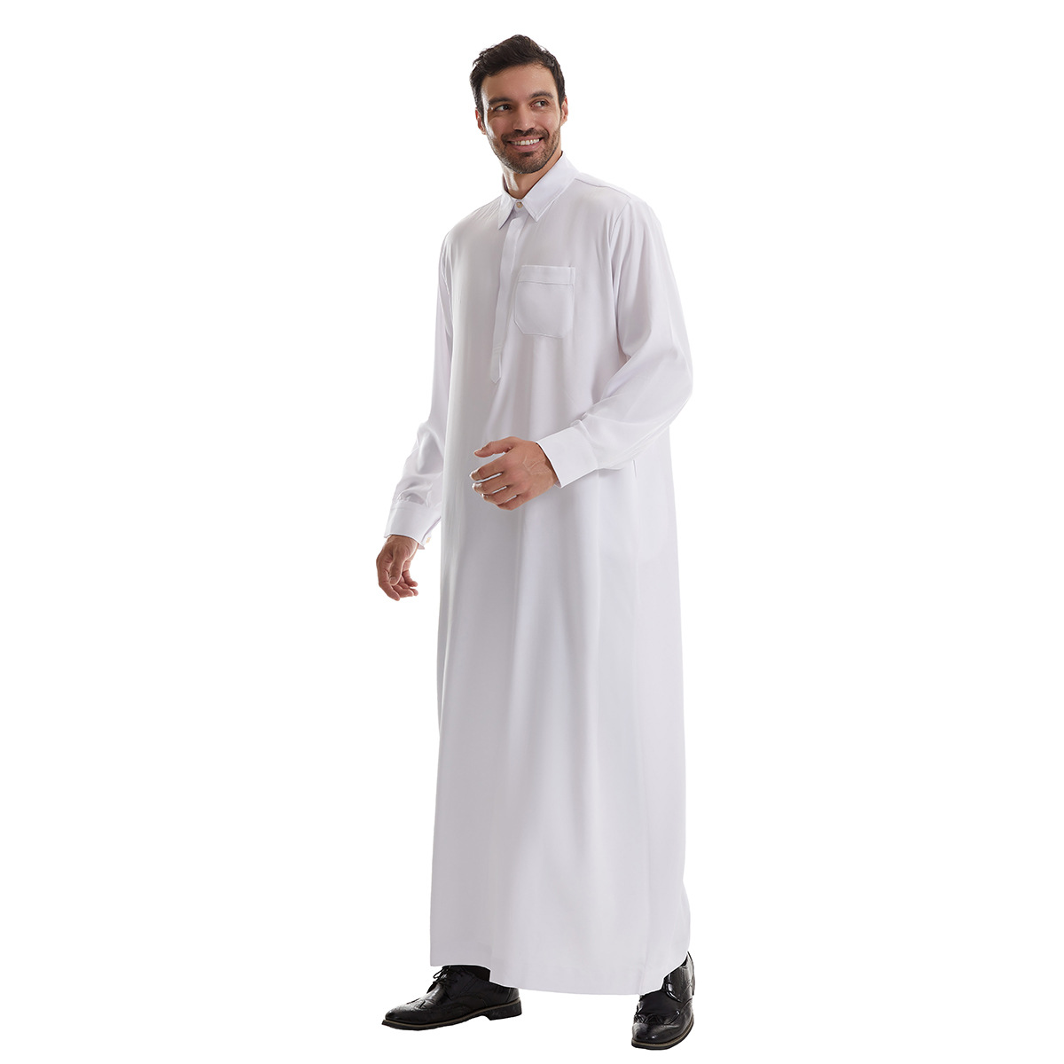 男性 Jubba トーブメンズロングシャツドレスイードイスラ - Arabic Formal Wear Men のレビューと価格