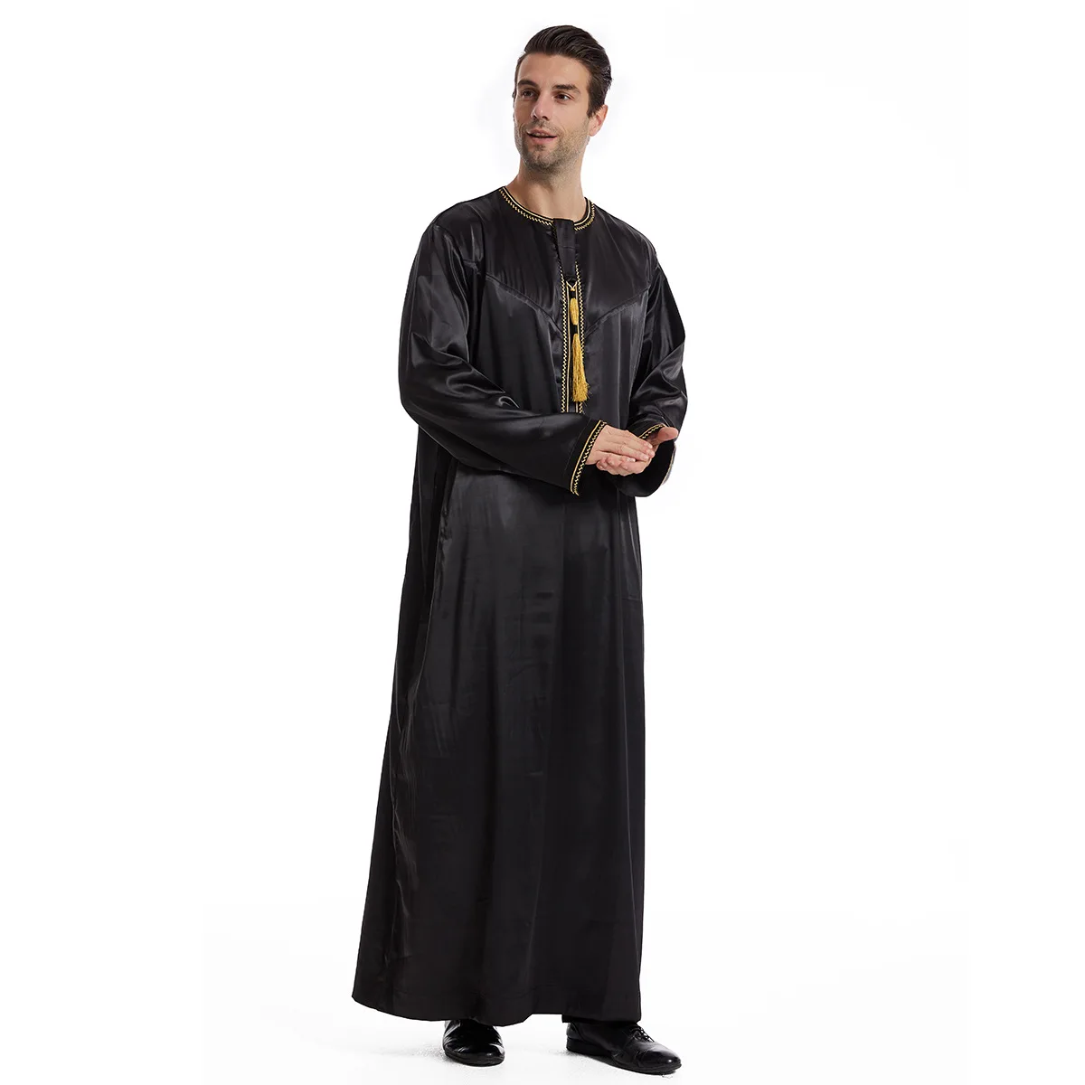 イスラム教徒の男性用イードドレス、ジュバ、トーブ、メンズアバ - Arabic Formal Wear Men のレビューと価格