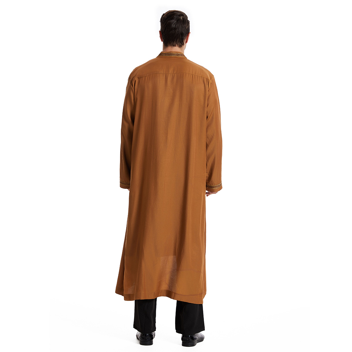 男性用トーブ アバヤ イスラム服 カーディガン ムスリム カ - Arabic Formal Wear Men のレビューと価格