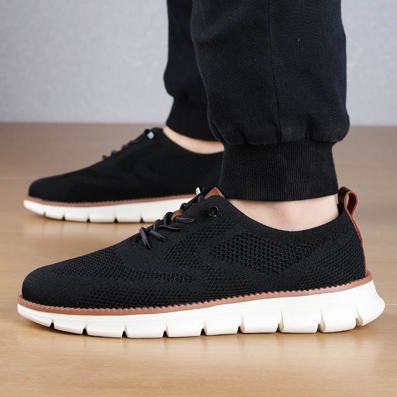 男性カジュアルシューズブリーズスタイリッシュなオックスフォー - Men Formal Wear With Sneakers のレビューと価格