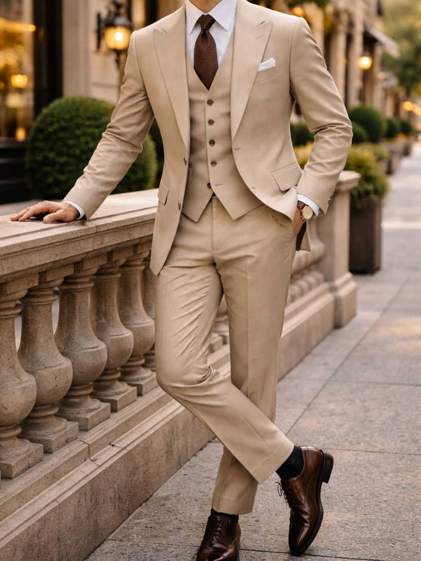 エレガントなメンズスーツ 3ピース ブレザー パンツ ベスト - Elegant Formal Men'S Wear のレビューと価格