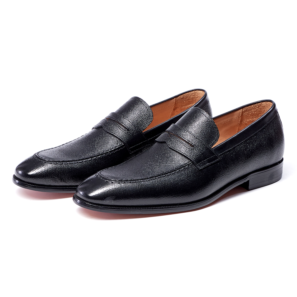 高級スリッポン ドレスシューズ メンズ 本革 イタリアンロー - Men Formal Wear Brown のレビューと価格