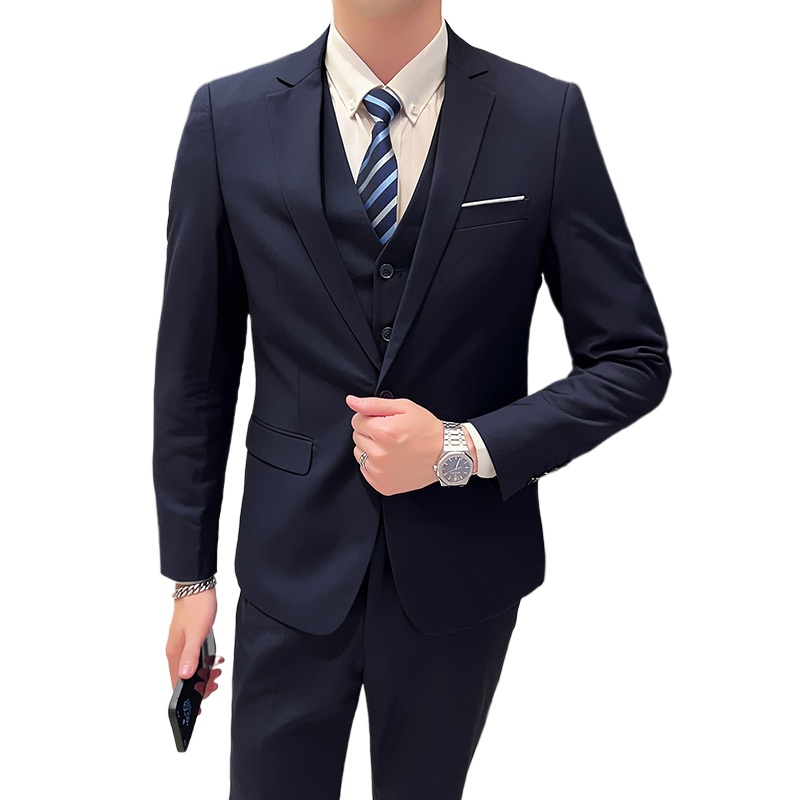 スーツ アウトドア 通気性 (ブレザー + ベスト + パン - Elegant Formal Men'S Wear のレビューと価格