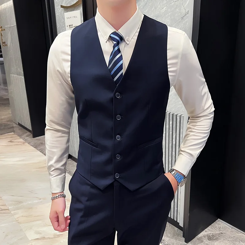 スーツ アウトドア 通気性 (ブレザー + ベスト + パン - Elegant Formal Men'S Wear のレビューと価格