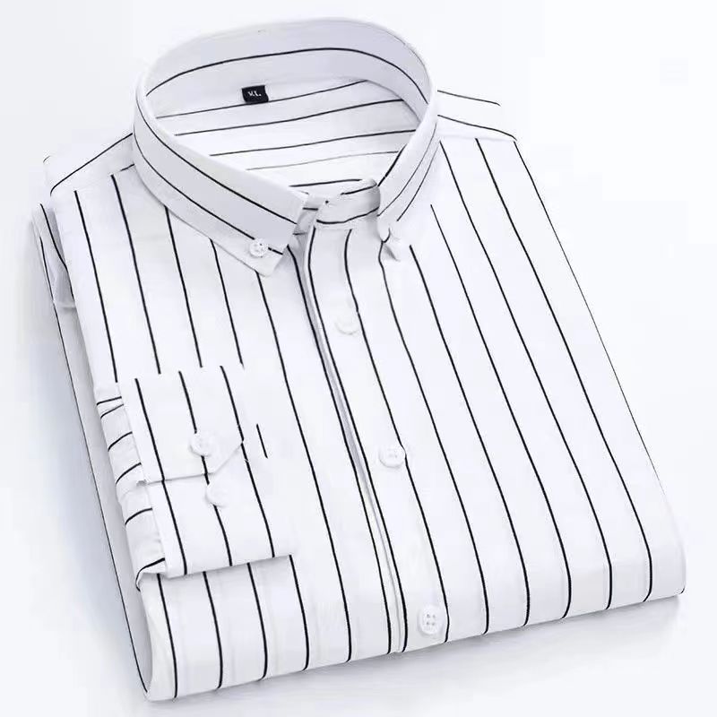 ビジネスとカジュアルウェア用の長袖の真新しいメンズストライプ - Men Formal Wear Brands のレビューと価格