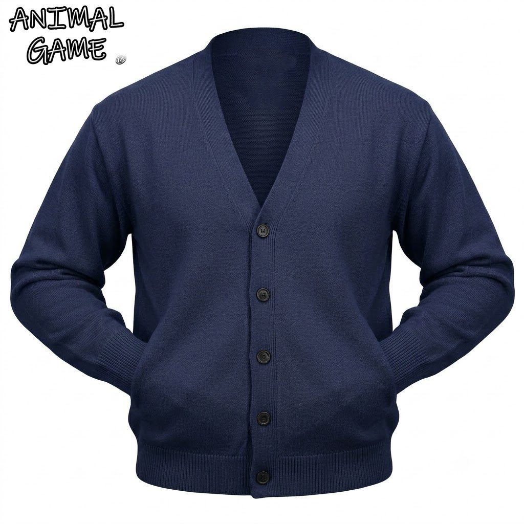 秋のメンズカジュアル長袖カーディガン、ボタンダウンニットセー - Men Formal Wear Coat のレビューと価格