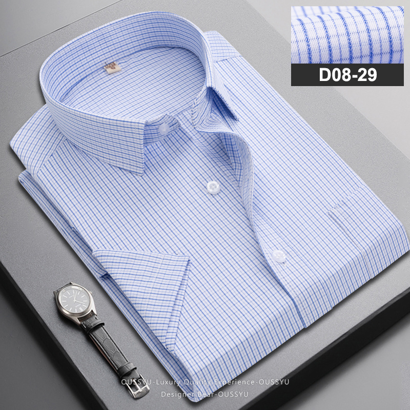 ブランド服メンズビジネスストライプ半袖シャツ 2026 夏仕 - Men Formal Wear Brands のレビューと価格