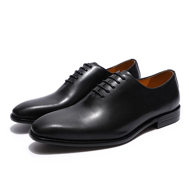 デザイナー本革メンズホールカットオックスフォードシューズ高級 - Men Formal Wear Brands のレビューと価格