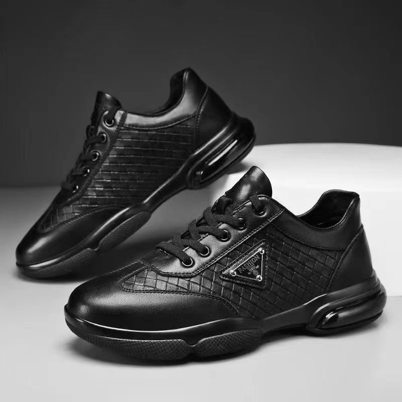 新しい男性革靴プラットフォーム通気性カジュアルシューズ夏シテ - Men Formal Wear With Sneakers のレビューと価格